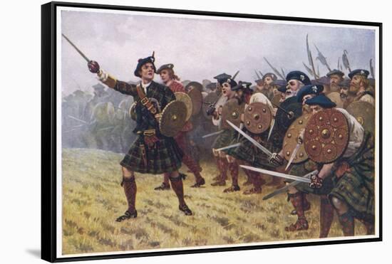 Jacobite Victory at the Battle of Prestonpans-Allen Stewart-Framed Stretched Canvas
