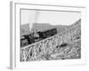 Jacobs Ladder, Mt. Washington Ry., White Mts., New Hampshire-null-Framed Photo