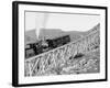 Jacobs Ladder, Mt. Washington Ry., White Mts., New Hampshire-null-Framed Photo