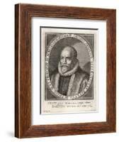 Jacobus Arminius Dutch Theologian and Reformer-Theodor de Bry-Framed Art Print