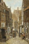 View of a Town (Oil on Panel)-Jacobus Vrel or Frel-Giclee Print