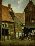 View of a Town (Oil on Panel)-Jacobus Vrel or Frel-Giclee Print
