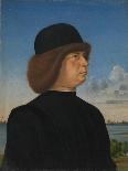 Portrait of a Young Man, c.1480-Jacometto Veneziano-Framed Giclee Print