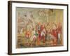 Jacopo Barbarigo Freeing Queen Margaret of Hungary from the Turks in 1426-Antonio Vassilacchi-Framed Giclee Print