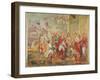 Jacopo Barbarigo Freeing Queen Margaret of Hungary from the Turks in 1426-Antonio Vassilacchi-Framed Giclee Print