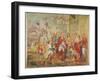 Jacopo Barbarigo Freeing Queen Margaret of Hungary from the Turks in 1426-Antonio Vassilacchi-Framed Giclee Print