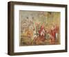 Jacopo Barbarigo Freeing Queen Margaret of Hungary from the Turks in 1426-Antonio Vassilacchi-Framed Giclee Print