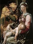 The Holy Family, Ca. 1550-Jacopo Dal Conte-Framed Giclee Print