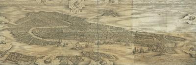 Map of Venice in 1500-Jacopo De Barbari-Stretched Canvas