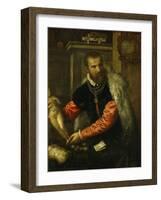 Jacopo De Strada (. . . -1588), Italian Art Collector-Titian (Tiziano Vecelli)-Framed Giclee Print