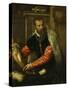 Jacopo De Strada (. . . -1588), Italian Art Collector-Titian (Tiziano Vecelli)-Stretched Canvas