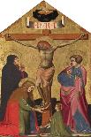 The Crucifixion with the Virgin Mary, St. Mary Magdalene, St. John the Evangelist, and a Saint-Jacopo di Paolo-Laminated Giclee Print