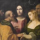 Christ and the Adulteress, 1525-28-Jacopo Palma-Giclee Print