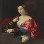 Portrait of a Young Woman (La Bell)-Jacopo Palma Il Vecchio the Elder-Mounted Giclee Print