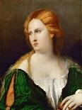 Young Woman in a Green Dress, a Box in Her Hand, Ca 1514-Jacopo Palma Il Vecchio the Elder-Giclee Print