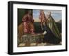 Jacopo Pesaro Being Presented by Pope Alexander VI to Saint Peter, 1506-1511-Titian (Tiziano Vecelli)-Framed Giclee Print