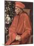 Jacopo Pontormo (Portrait of Cosimo il Vecchio de 'Medici) Art Poster Print-null-Mounted Poster