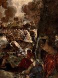 Christ Washing the Feet of the Disciples, Detail of the Right Hand Side, c.1547-Jacopo Robusti Tintoretto-Giclee Print