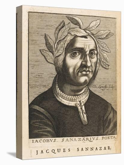 Jacopo Sannazaro Italian Writer Known for His "Arcadia" Derived from Virgil-Nicolas de Larmessin-Stretched Canvas