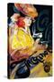 Jacqmotte Cafe Vintage Poster - Europe-Lantern Press-Stretched Canvas