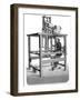 Jacquard Loom, with Swags of Punched Cards from Which Pattern Was Woven, 1876-null-Framed Giclee Print