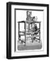 Jacquard Loom, with Swags of Punched Cards from Which Pattern Was Woven, 1876-null-Framed Giclee Print