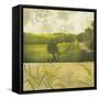 Jacquard Sky-Matina Theodosiou-Framed Stretched Canvas