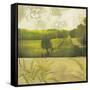 Jacquard Sky-Matina Theodosiou-Framed Stretched Canvas