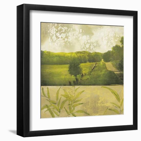 Jacquard Sky-Matina Theodosiou-Framed Art Print