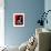 Jacqueline a Mantille Sur Fond Rouge-Pablo Picasso-Art Print displayed on a wall