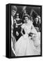 Jacqueline Bouvier Kennedy Emerging from St. Mary's Church on Her Wedding Day, September 12, 1953-null-Framed Stretched Canvas
