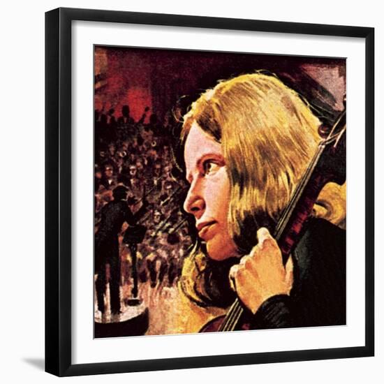 Jacqueline Du Pre-English School-Framed Giclee Print