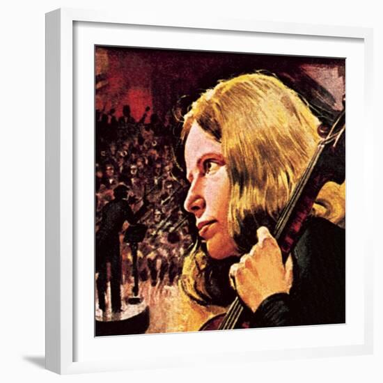 Jacqueline Du Pre-English School-Framed Giclee Print