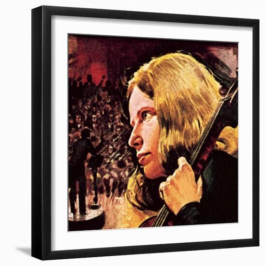 Jacqueline Du Pre-English School-Framed Giclee Print