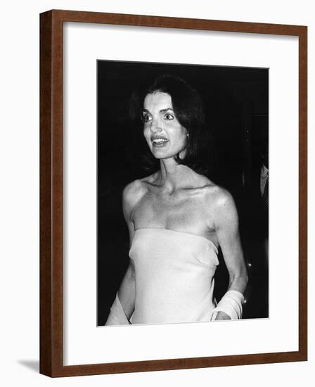 Jacqueline in Dress-null-Framed Art Print