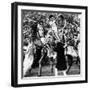 Jacqueline Kennedy and Her Sister, Princess Lee Radziwill Riding a Camel-null-Framed Photo