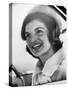 Jacqueline Kennedy, Arriving in New York. March 1, 1961-null-Stretched Canvas