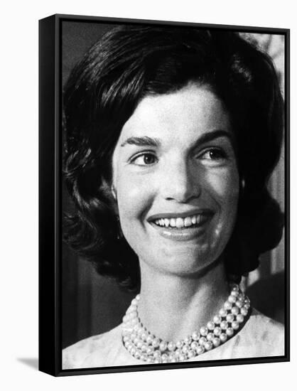 Jacqueline Kennedy as First Lady, ca 1962-null-Framed Stretched Canvas