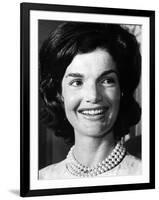 Jacqueline Kennedy as First Lady, ca 1962-null-Framed Photo