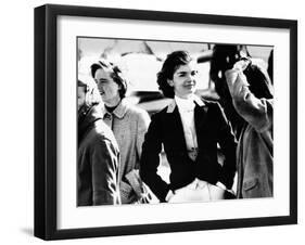 Jacqueline Kennedy at a Hunt in Virginia in June 1961-null-Framed Photo