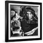 Jacqueline Kennedy at President John Kennedy's Funeral-null-Framed Photo