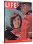 Jacqueline Kennedy Chatting with Canadian Mounted Policeman During Visit with JFK, May 26, 1961-Leonard Mccombe-Stretched Canvas