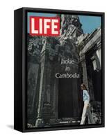 Jacqueline Kennedy in Cambodia, November 17, 1967-Larry Burrows-Framed Stretched Canvas