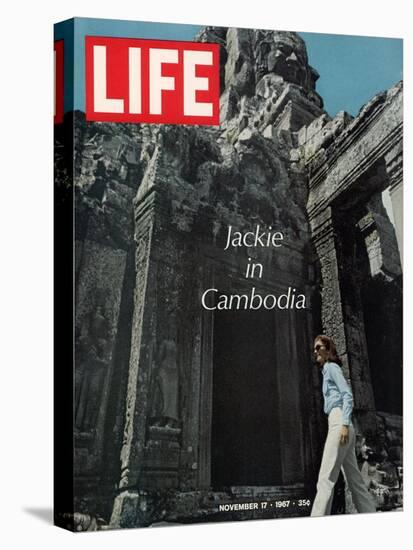 Jacqueline Kennedy in Cambodia, November 17, 1967-Larry Burrows-Stretched Canvas