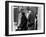 Jacqueline Kennedy, in Doorway of Her Temporary Georgetown Home after Leaving the White House-null-Framed Photo