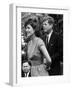 Jacqueline Kennedy, John F. Kennedy, on the White House Lawn, May 28, 1962-null-Framed Photo