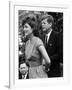 Jacqueline Kennedy, John F. Kennedy, on the White House Lawn, May 28, 1962-null-Framed Photo