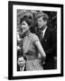 Jacqueline Kennedy, John F. Kennedy, on the White House Lawn, May 28, 1962-null-Framed Photo