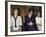 Jacqueline Kennedy Onassis and Her Children John F. Kennedy Jr. and Caroline Kennedy Schlossberg-null-Framed Premium Photographic Print