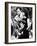 Jacqueline Kennedy Onassis and Son John Kennedy Jr Attend Memorial Mass-null-Framed Photo